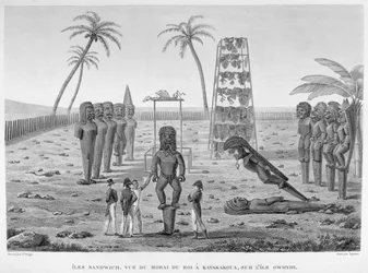 Isole Sandwich: Vista del Morai del Re, a Kayakakoua sull